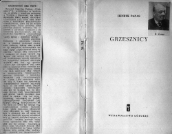 Henryk Panas. GRZESZNICY