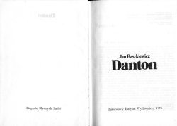 Jan Baszkiewicz. Danton