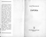 Jacek Wojciechowski. ZAPORA